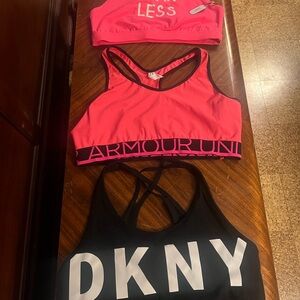 DKNY Black and White Sports Bra